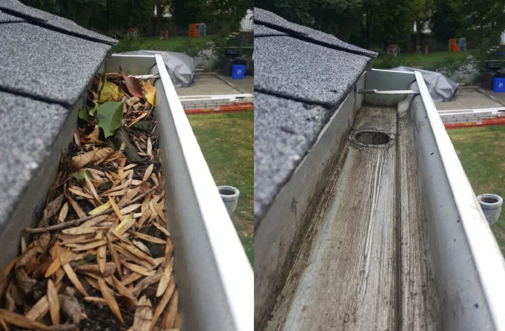 Gutter cleaning service